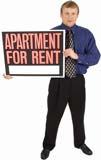 apartment for rent  sign