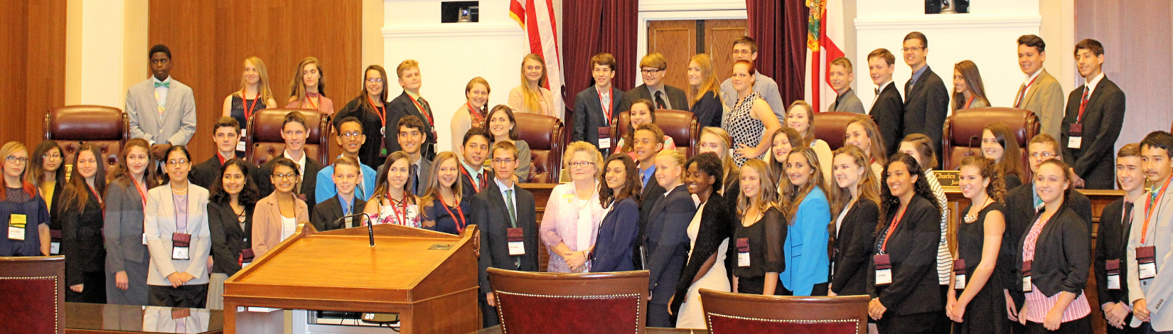 4-H youth at the Florida Supreme Court