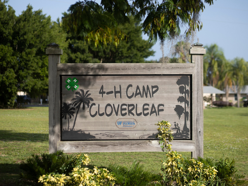 Camp Cloverleaf Sign
