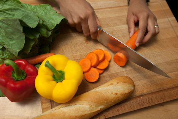 Vegetables on a cutting board