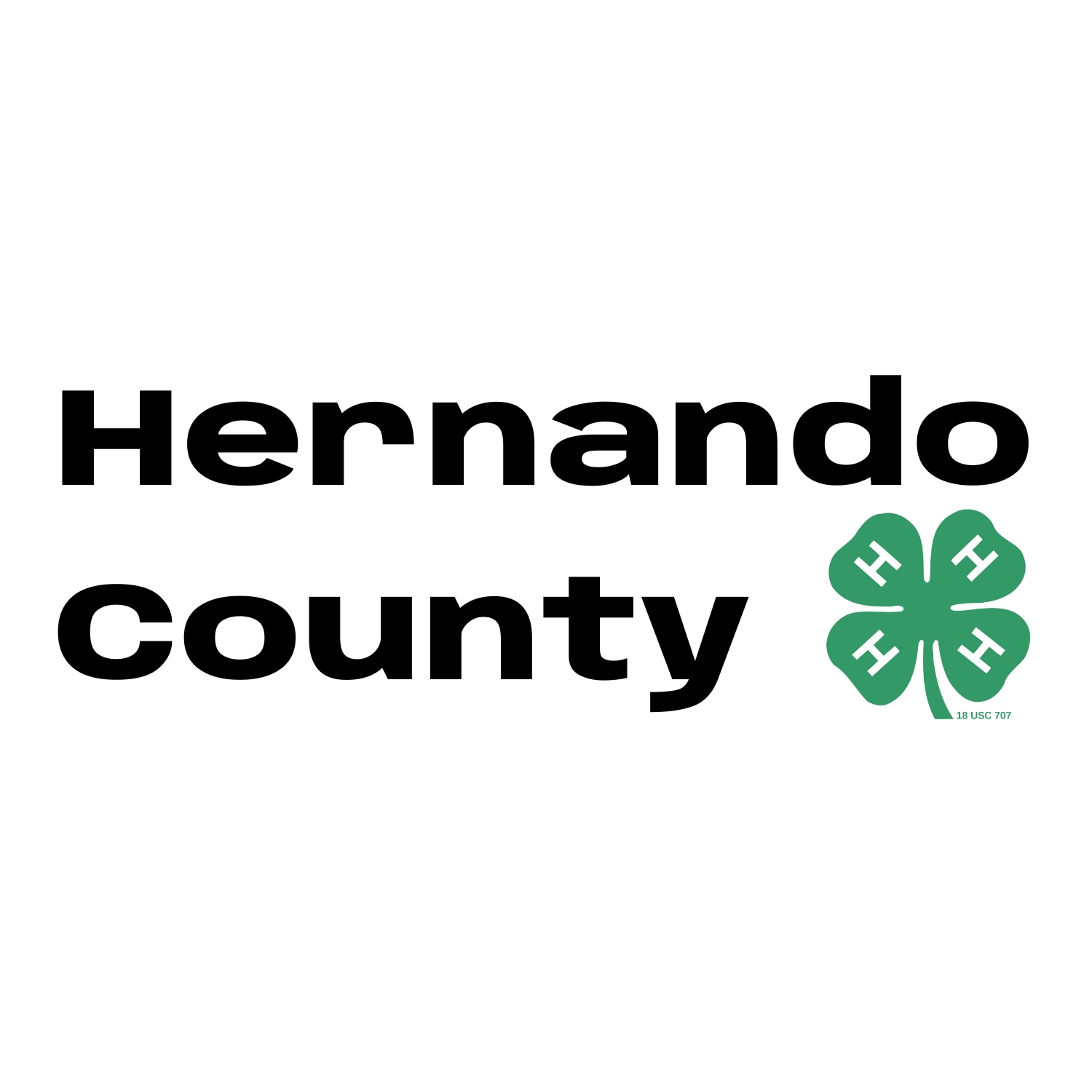 Hernando County words with a 4-H Clover
