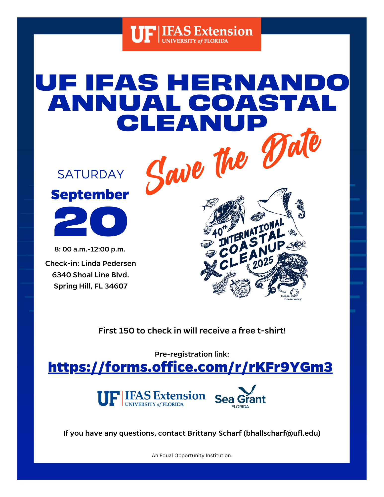 Coastal Cleanup 2025 Informational Flyer