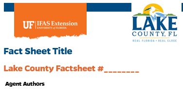 image of Lake County Fact Sheet template