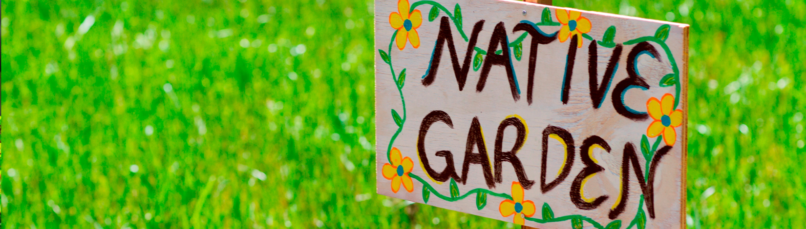 Native Garden sign