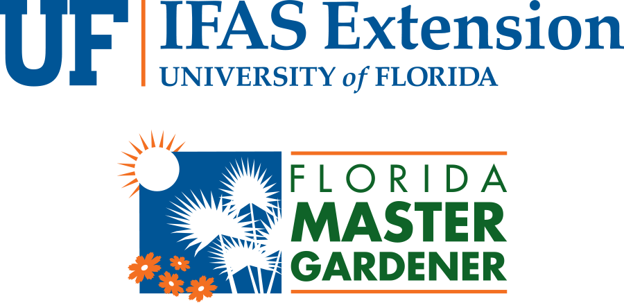 The logos of UF/IFAS Extension and the Florida Master Gardening program