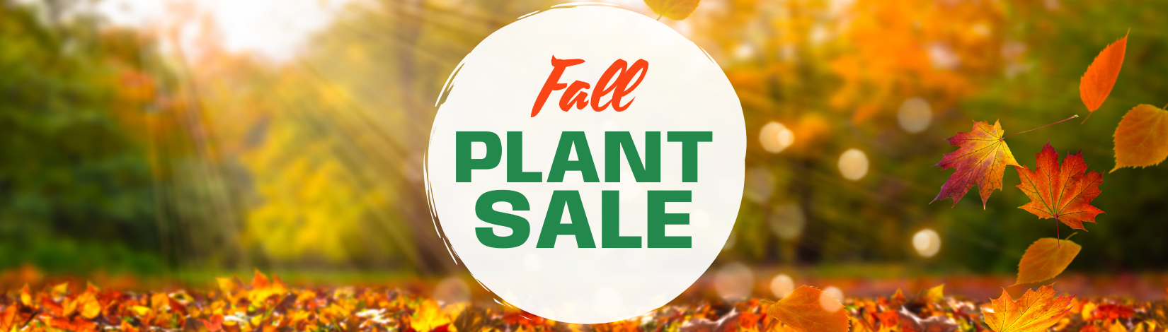 Fall Plant Sale 2025 Banner - No Date