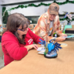 volunteers with sarasota county extension work on projects. [credit: uf/ifas extension sarasota county]
