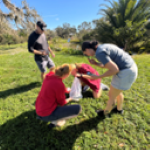 participants in a florida master naturalist program event work outside checking animals, insects and plants. [credit: uf/ifas extension sarasota county]