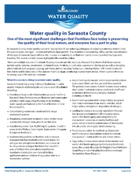 2018 information about water quality and programs