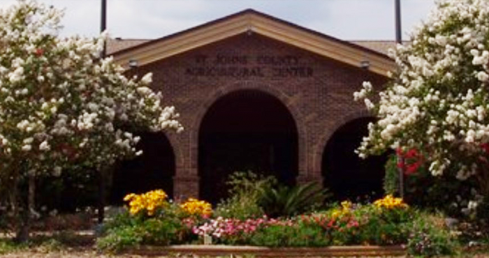 The facade of UF/IFAS Extension St. Johns County office building.