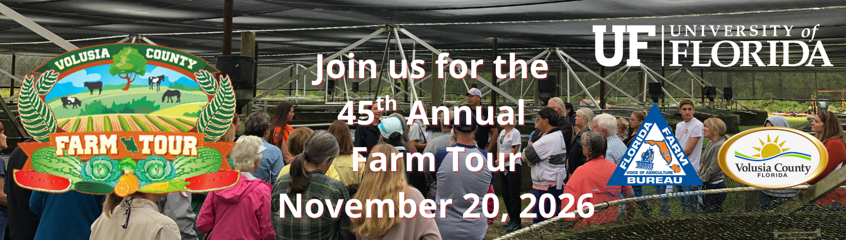 Banner ad for Volusia County Farm Tour