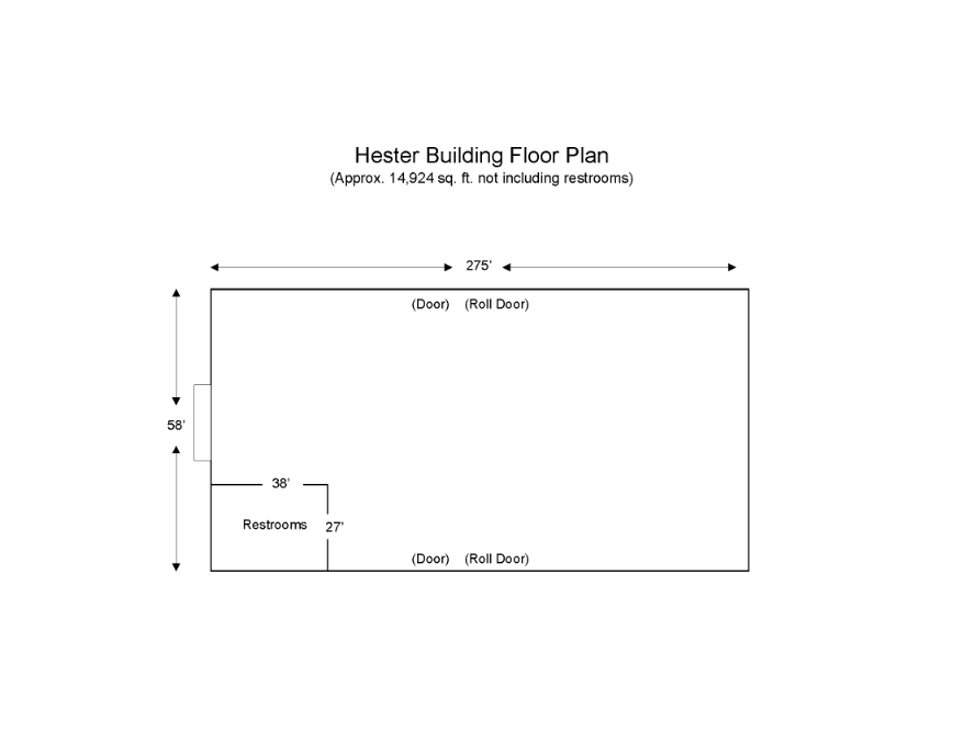 Floor plan for Hester Building